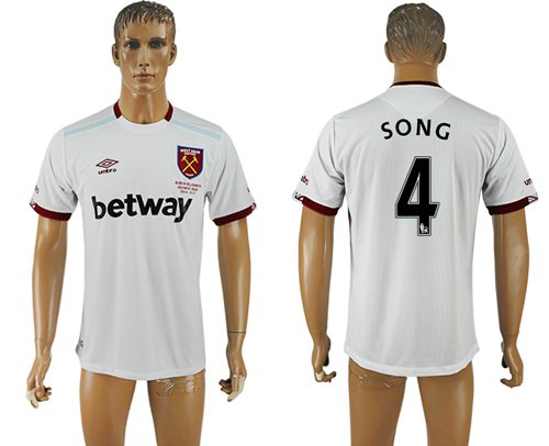 West Ham United #4 Song Away Soccer Club Jersey