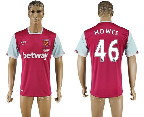 West Ham United #46 Howes Home Soccer Club Jersey