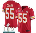 Nike Chiefs #55 CLARK Red 2020 Super Bowl LIV Vapor Untouchable Limited Jersey